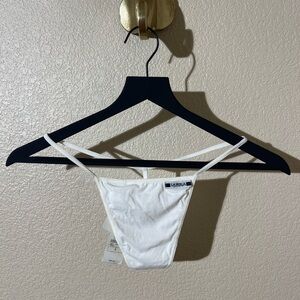 NWT LA PERLA White String Thong